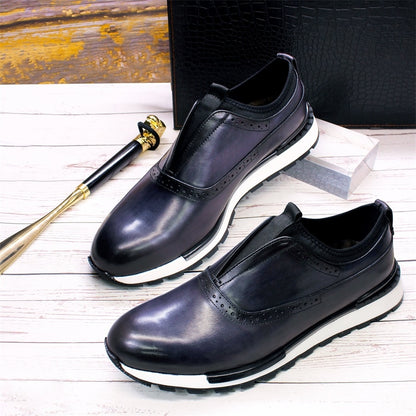 Genuine Leather Comfortable Casual Non-Slip Sole Shoes