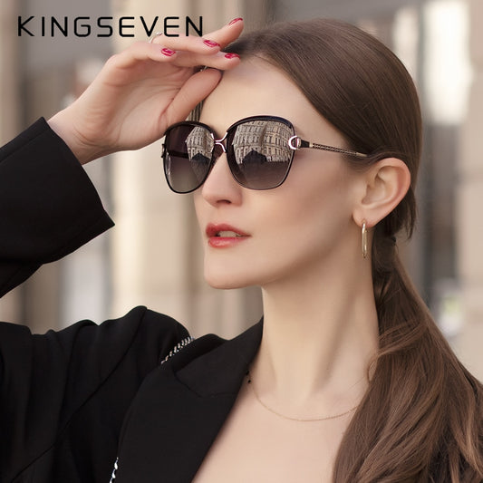 High Quality Polarized Gradient Lens Women Sunglasses