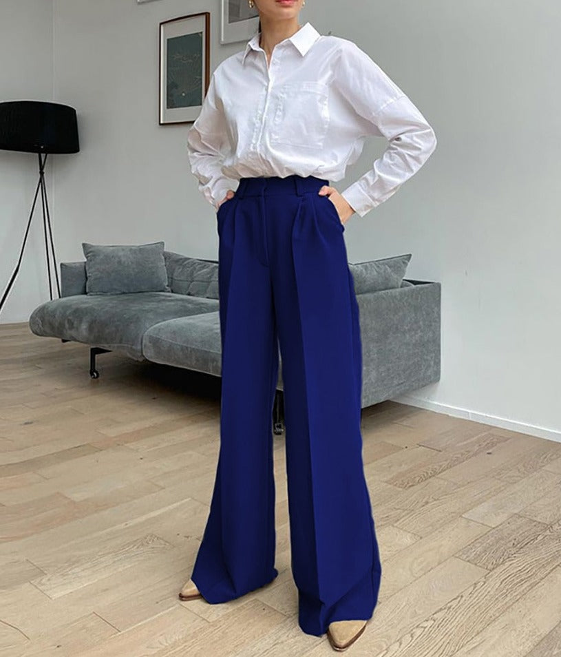 Office Women Pants Loose Full Length Ladies Trousers