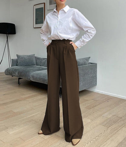 Office Women Pants Loose Full Length Ladies Trousers