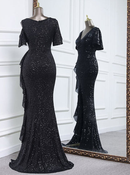 Elegant sequins Evening dress