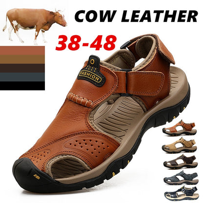 Genuine Cow Outdoor Leather Sandals