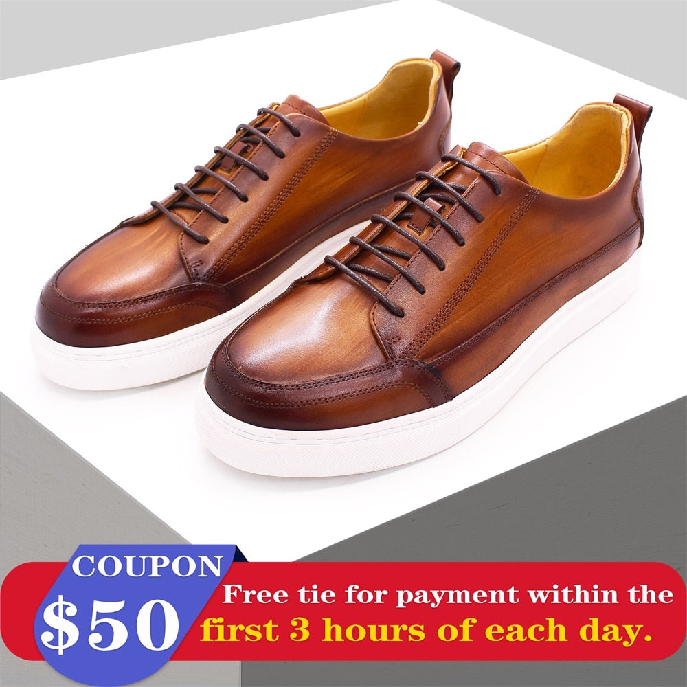 Luxury Handmade Casual Comfortable Leather Shoes