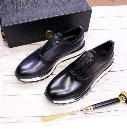 Genuine Leather Comfortable Casual Non-Slip Sole Shoes