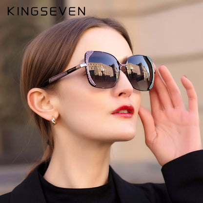 Design Polarized Gradient Lens Sunglasses