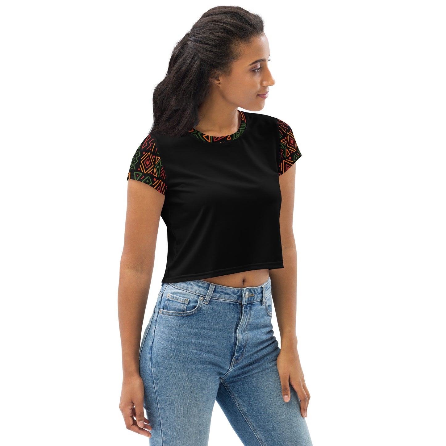 Women’s Tribal Crop Tee