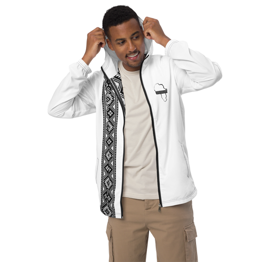 Afro Touch Men’s windbreaker - 100% polyester White