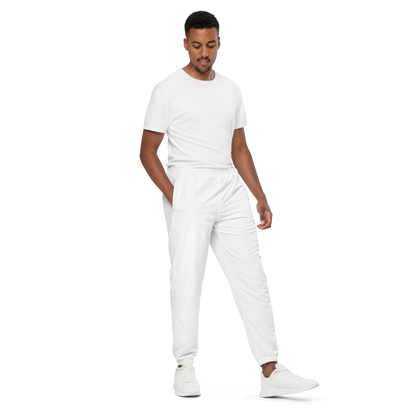 Afro Touch Unisex track pants - White