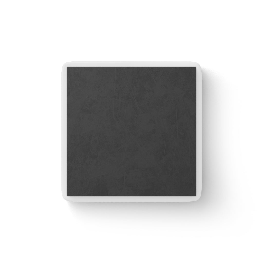 Sample Porcelain Magnet_D2, Square