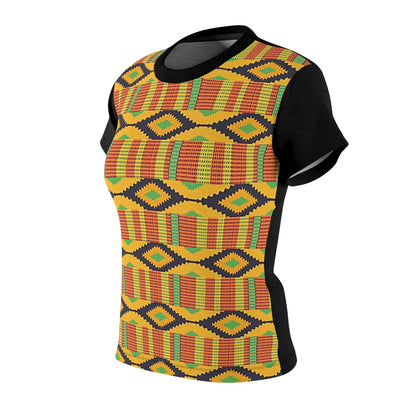 Women's Kente Print Tee (2 Colors)