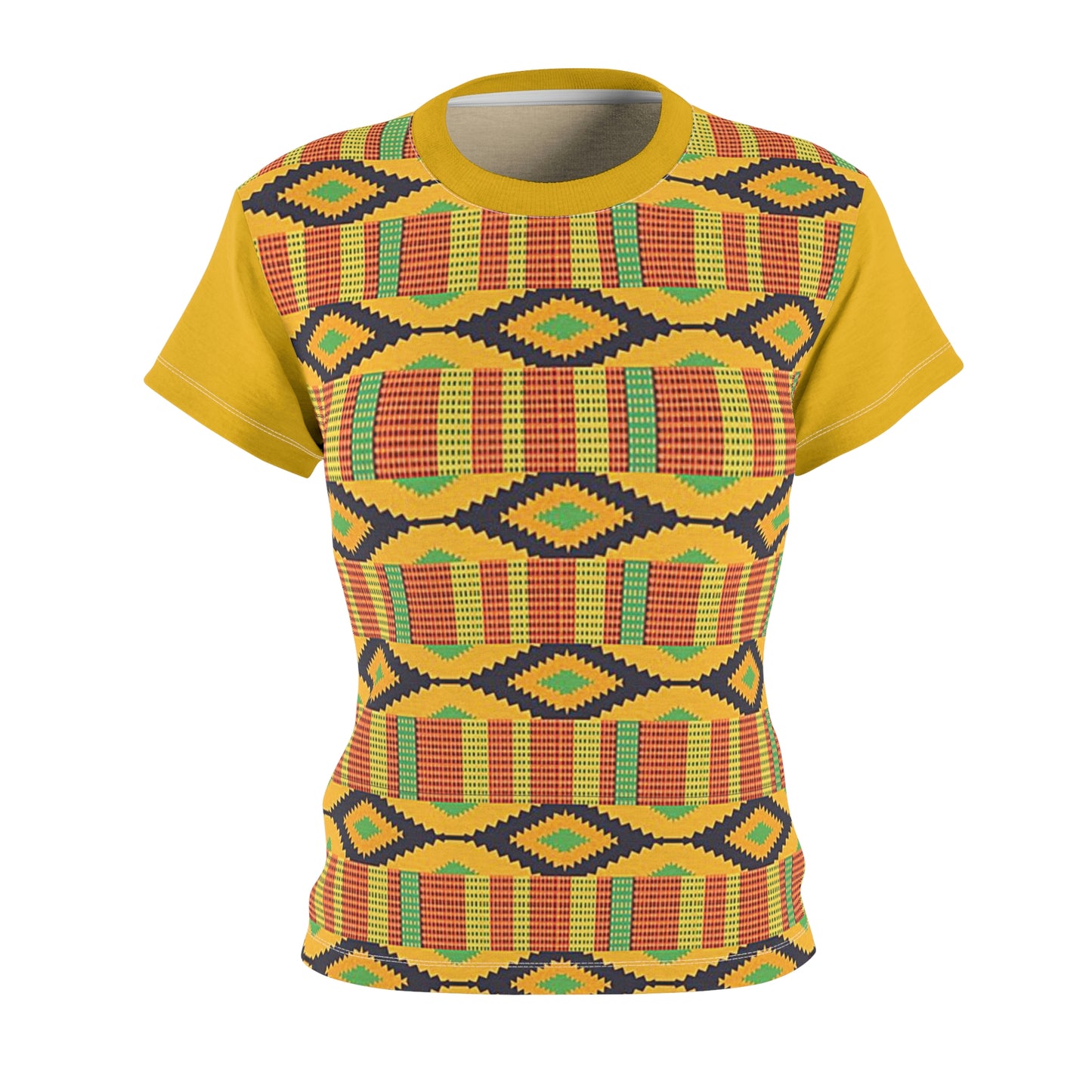 Women's Kente Print Tee (2 Colors)