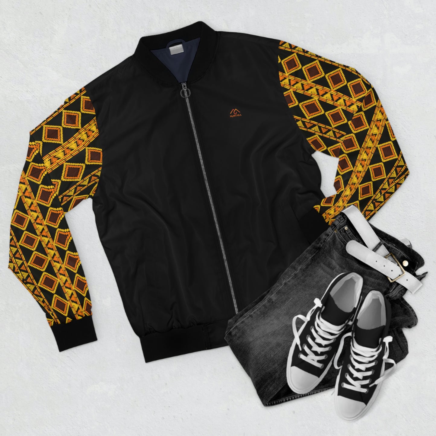 Kente Hands Afritude Bomber Jacket