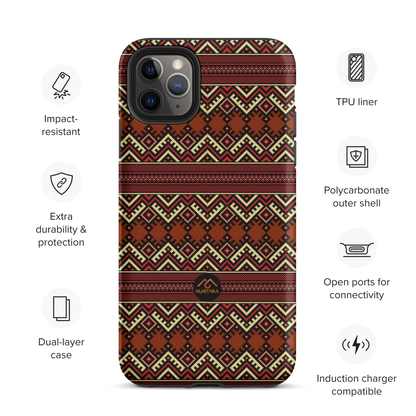 Tough Afro iPhone Case