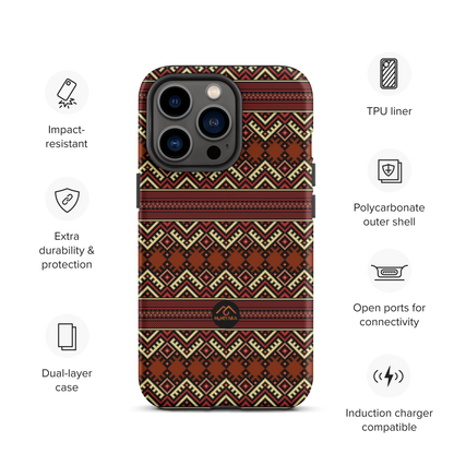 Tough Afro iPhone Case