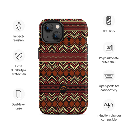 Tough Afro iPhone Case