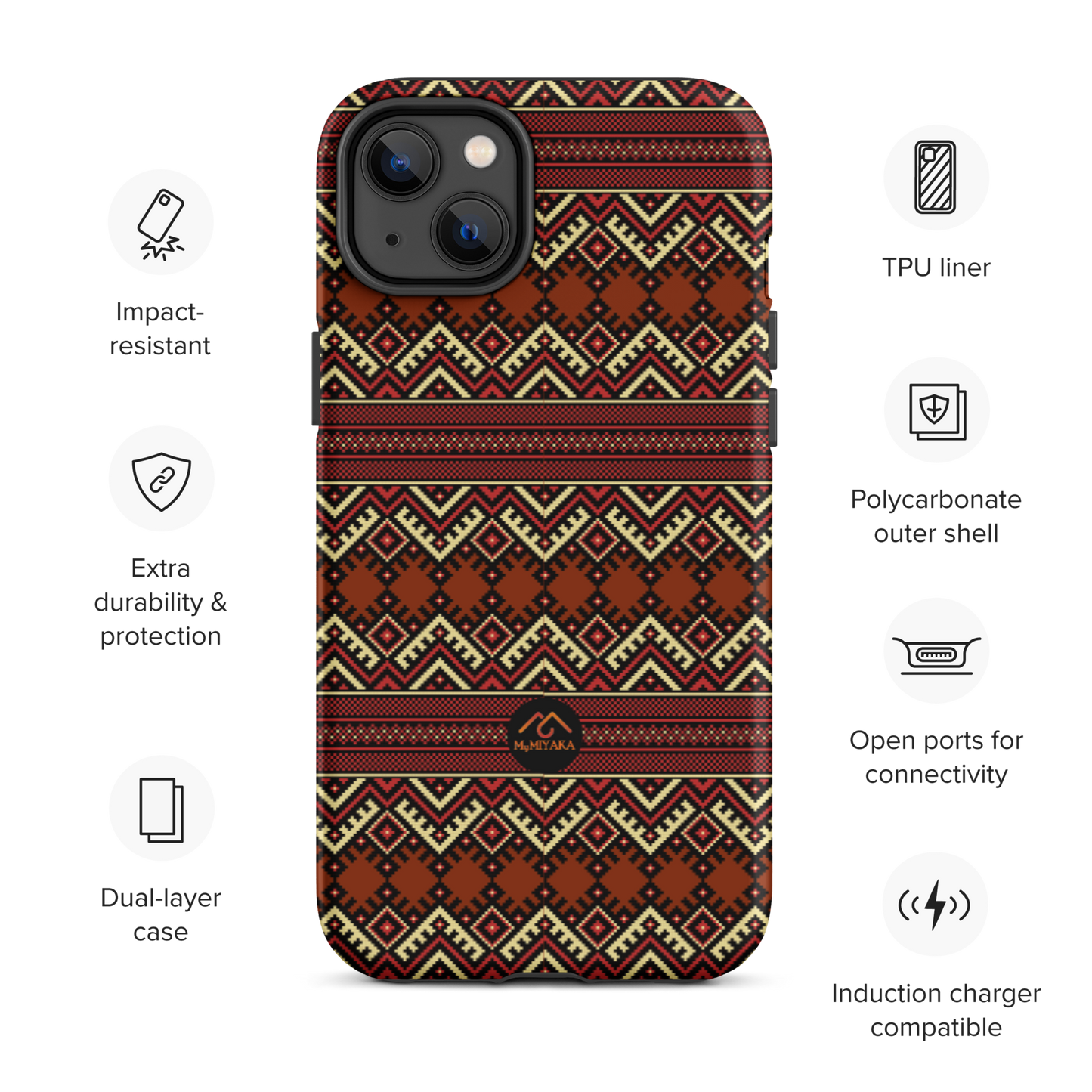 Tough Afro iPhone Case