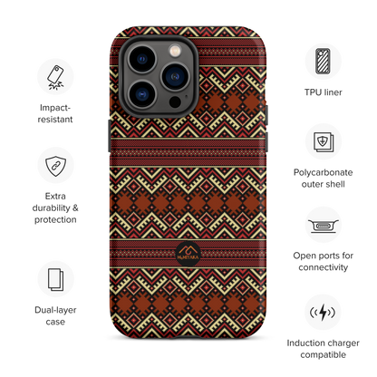 Tough Afro iPhone Case